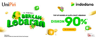 #PakeIndodana dapatkan diskon hingga 90% untuk pengguna baru!